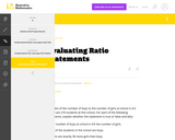 6.RP Evaluating Ratio Statements