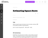 8.NS Estimating Square Roots