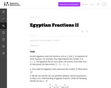 A-APR Egyptian Fractions II