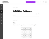 Addition Patterns