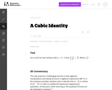 A-SSE A Cubic Identity