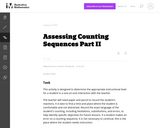 Assessing Counting Sequences Part II