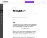 Average Cost