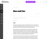 Bus and Car