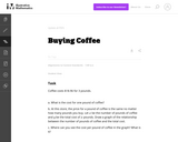 Buying Coffee