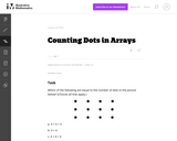 Counting Dots in Arrays