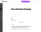 Dan's Division Strategy