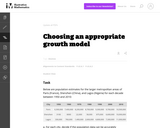 F-LE Choosing an appropriate growth model