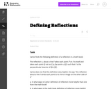 G-CO Defining Reflections