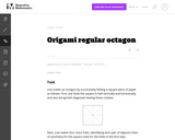 G-CO Origami regular octagon