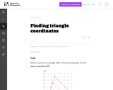 G-GPE, G-SRT Finding triangle coordinates