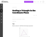 G-GPE Scaling a Triangle in the Coordinate Plane