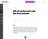 G-MG Tilt of earth's axis and the four seasons