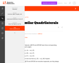 G-SRT Similar Quadrilaterals