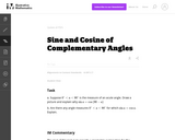 G-SRT Sine and Cosine of Complementary Angles