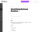 Identifying Rational Numbers