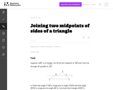 Joining Two Midpoints of Sides of a Triangle