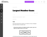 Largest Number Game