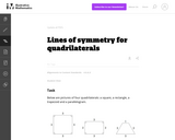 Lines of Symmetry For Quadrilaterals