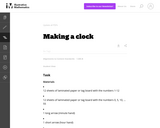 Making a clock