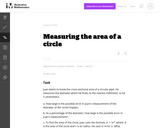 Measuring the Area of a Circle