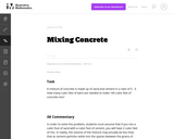 Mixing Concrete