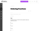 Ordering Fractions