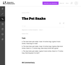 The Pet Snake
