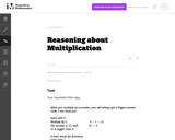 Reasoning about Multiplication