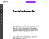 Sports Equipment Set
