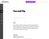 Tax and Tip