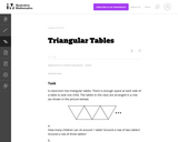 Triangular Tables