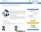 Energy Sources Research