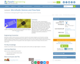 Microfluidic Devices and Flow Rate