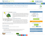 Photosynthesis: Life's Primary Energy Source