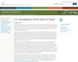 The U.S. Recognition of the State of Israel