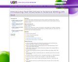 Introducing Text  Structures in Science Writing