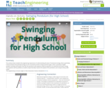 Swinging Pendulum (for High School)