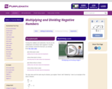 Multiplying and Dividing Negative Numbers (Lesson)