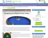 Designing an Elliptical Pool Table