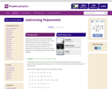 Subtracting Polynomials (Lesson)