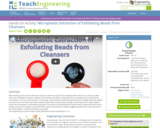 Microplastic Extraction of Exfoliating Beads from Cleansers