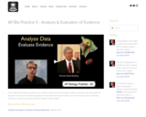 Analysis & Evaluation of Evidence