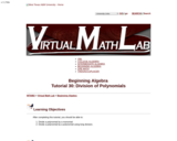 Division of Polynomials (LWP)