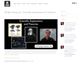 Scientific Explanations & Theories