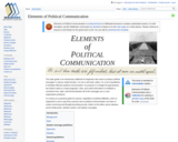 Elements of Political Communication