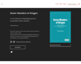 Seven Wonders of Oregon: A Travel Book for High-Beginner/Low-Intermediate ESOL Students