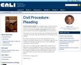Civil Procedure: Pleading
