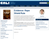 Evidence: Rape Shield Rule