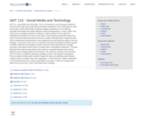 SMT 110 - Social Media and Technology